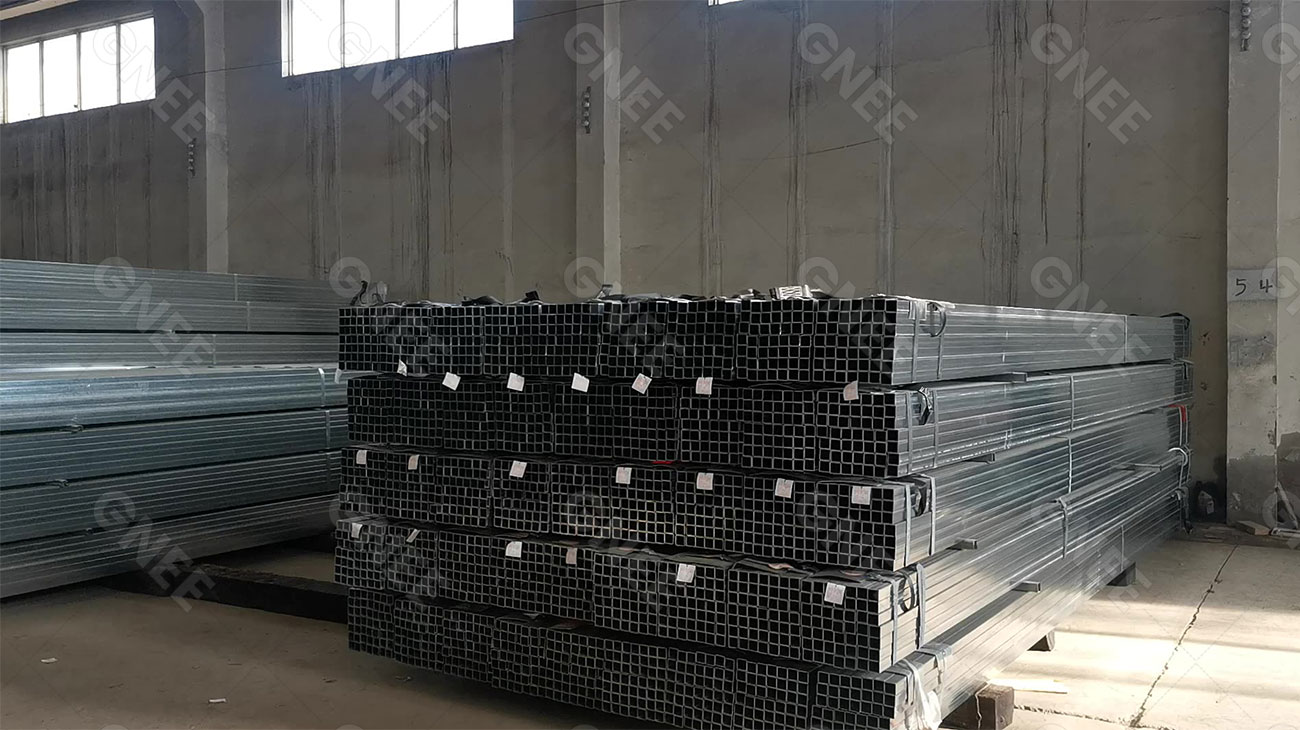 Galvanized square tube