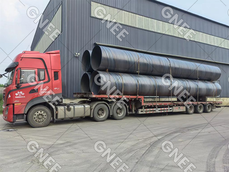 Steel pipe transportation