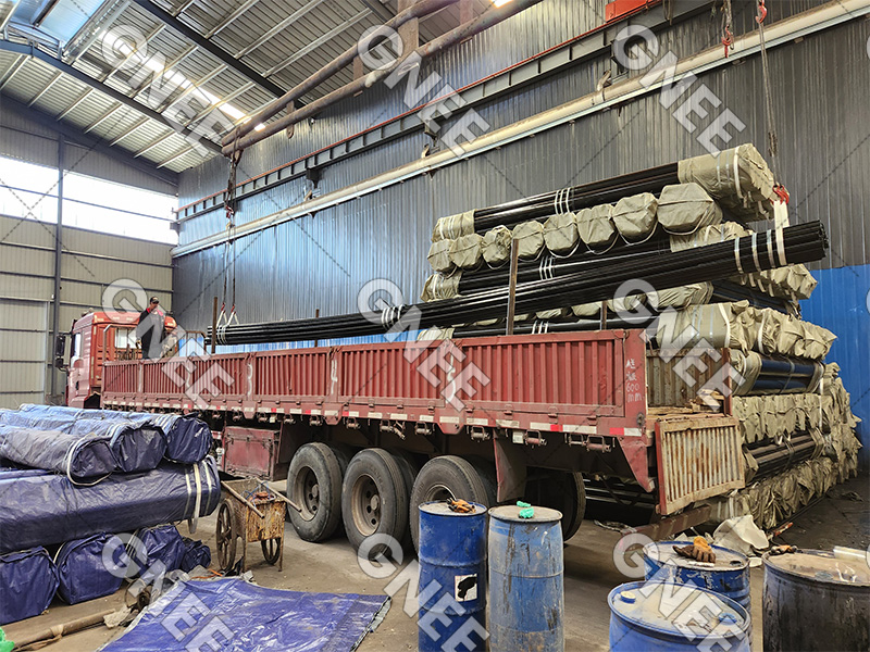 Steel pipe transportation