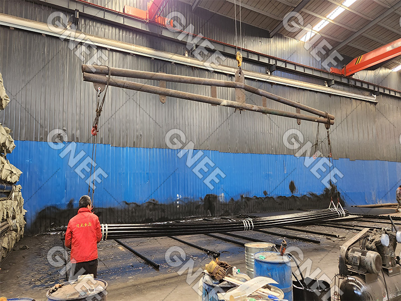 Steel pipe transportation